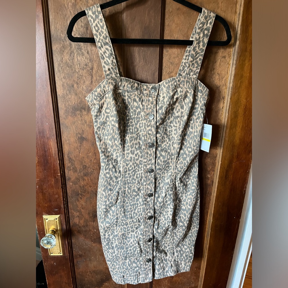 Jessica Simpson Dress Leopard Jumper M